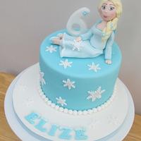 Frozen themed Elsa Cake