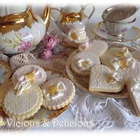 Shabby chic cookies