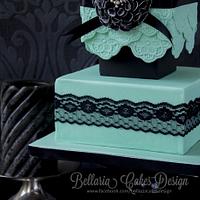 Romantic proposal cake
