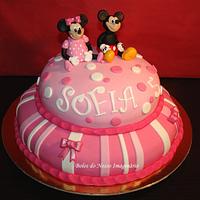 Minnie & Mickey Cake