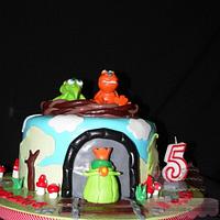 dinosaur train cake