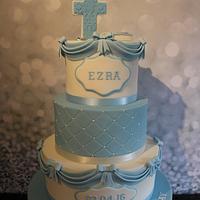 Ezra's Christening Cake