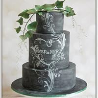 His & Hers Wedding Cakes