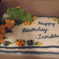 Birthday cake for a Farm Lady