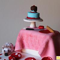 "Flamenco" cake