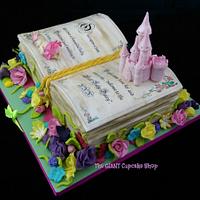 Fairy Tale Story Book for Baby Shower - Decorated Cake by - CakesDecor