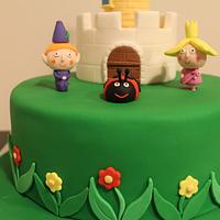 Ben and Holly's Little Kingdom Cake - My first Novelty Cake