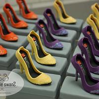 7 cm miniature high heel shoe