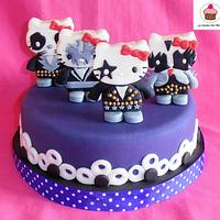 Kiss Hello Kitty Cake