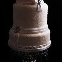 Winter Wonderland wedding cake