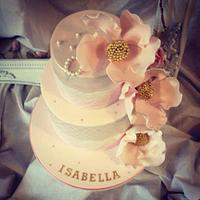 Isabella's Christening Cake
