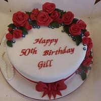 Best of British 50th Birthday Cake