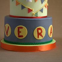 Mic first birthday cake by Mericakes