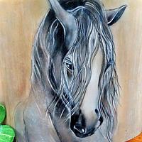 Hand painted horse 