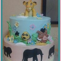 Baby Lion King Cake