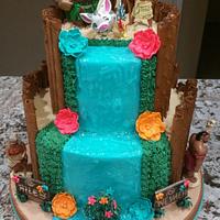 "Moana" Birthday Cake