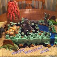 Godzilla Cake
