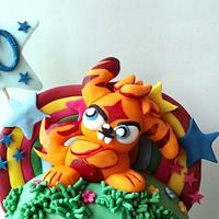 Moshi monsters cake