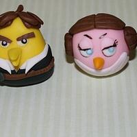 Angry Bird Star wars Birthday cake