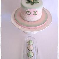 Mini Vintage Wedding Cake