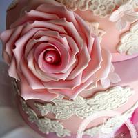 Vintage Lace and Roses