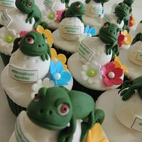 Chameleon Cupcakes
