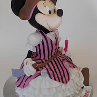 Minnie Pirate Princess Cake