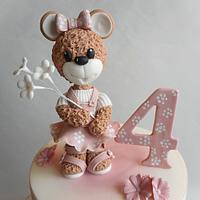 Teddy bear cake