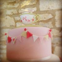 Whimsical Teacup Wedding Cake 