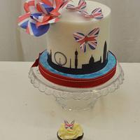 London Skyline Cake