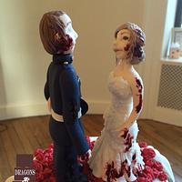 The walking dead wedding cake 