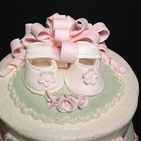 Baby Shower Girl Bottie Cake