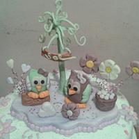 owls cake 