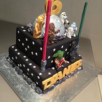 Lego star wars cake