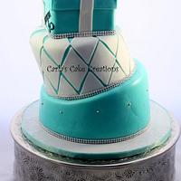 Tiffany Inspired Cake