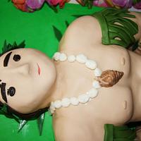 Hawaiian man Cake
