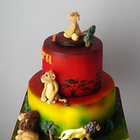 The Lion King cake
