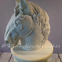 Horse Statue Cake