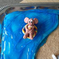 Tom and Jerry beach cake for my 7yr old son :)