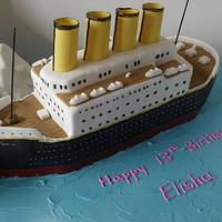 titanic Birthday cke 