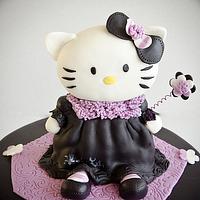 Gothik Hello Kitty cake