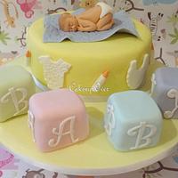 Universal baby shower cake