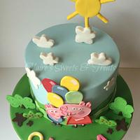 A Peppa Pig Birthday - Decorated Cake by clairessweets - CakesDecor