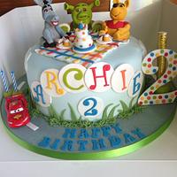 childrens charactor cake