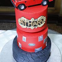 Birthday car cake 