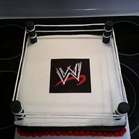 Wrestling Ring Cake