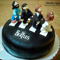 Little Beatles Abbey Road Cake