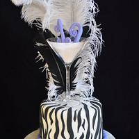 Zebra cake .