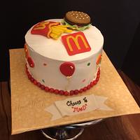 Mcdonald cake