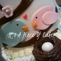 Gender Reveal Cake...It's A Boy!!